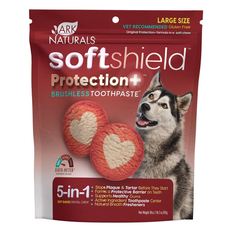 Ark Naturals® Softshield Protection Plus Brushless Toothpase Dental Chews - Large (18 Oz)