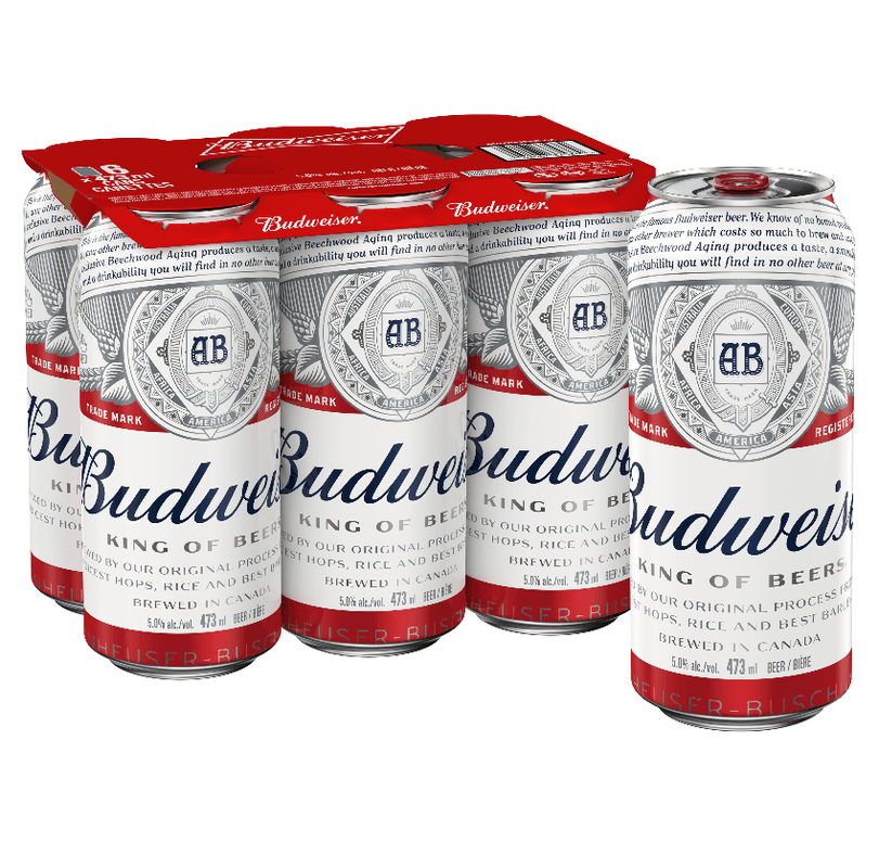 Budweiser (6 pack of 473ml Cans)