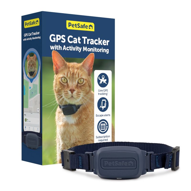 PetSafe® GPS Cat Tracker W/ Remote App Compatibility & Immediate Escape Alerts, Live GPS Tracking