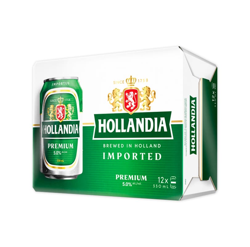 Hollandia Pilsner (12 pack of 330ml Cans)
